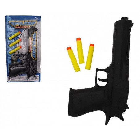 PISTOLET FLECHES MOUSSE 27.5 CM