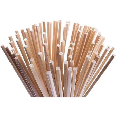 BATON BARBE A PAPA EN HETRE 35 CM
