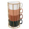 COFFRET RACK 4 MUGS 25 CL