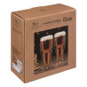 COFFRET 2 VERRES BIERE DOUBLE PAROIE 35 CL