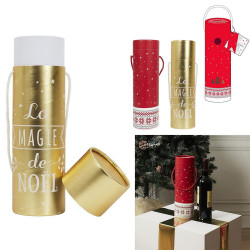 Boîte Cadeau Noël pour Bouteille - Idéal pour les professionnels !