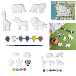 COFFRET DE 5 FIGURINES A PEINDRE