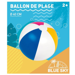 Ballon de plage 40 cm - Animation incontournable pour vos événements