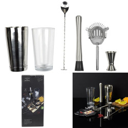 SET A COCKTAIL 5 ACCESSOIRES ET 50 RECETTES