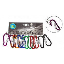 Porte clé mousqueton métal 7 cm - Grossiste Porte-clé