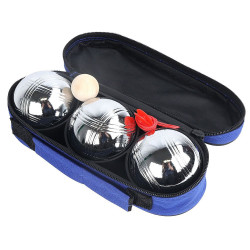 JEUX DE 3 BOULES DE PETANQUE 720 GR AVEC COCHONNET ET MESUREUR