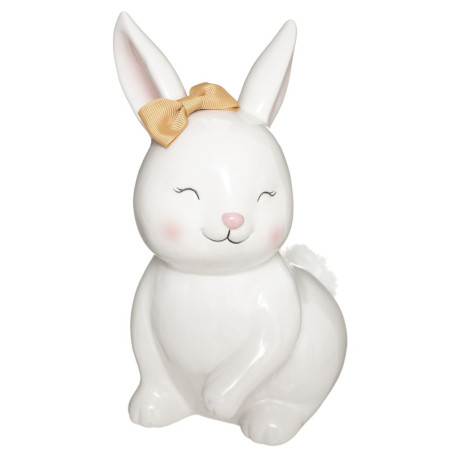 TIRELIRE DOLOMITE ROSE ET LILI 22 CM