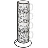 COFFRET RACK 4 MUGS WHITE FLORAL 24 CL