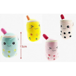PELUCHE BUBBLE TEA HAUTEUR 15 CM