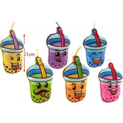 PELUCHE BUBBLE TEA HAUTEUR 21 CM