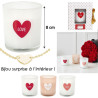 Bougie Parfumée Coeur et Bijoux - Grossiste bougies décoratives