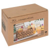 COFFRET RACK NATUREL 6 GOBELETS 25 CL