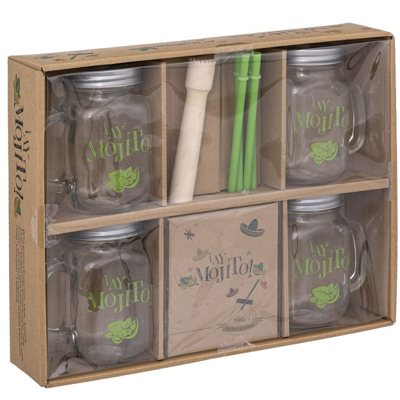 COFFRET 4 CHOPES MOJITO