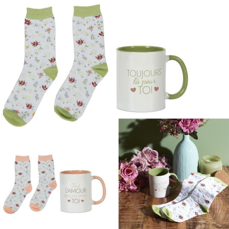 COFFRET MUG ET CHAUSSETTES FEMME