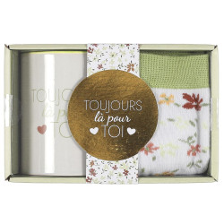 COFFRET MUG ET CHAUSSETTES FEMME