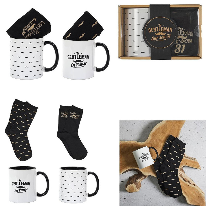 Coffret Mug et Chaussettes pour Homme et Ados - Best-seller