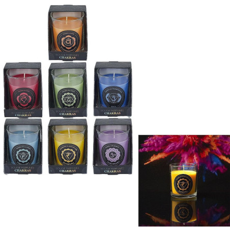 BOUGIE PARFUMEE VERRE CHAKRA
