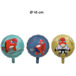 BALLON ALUMINIUM MASCOTTE SPORT GM 45 CM JO PARIS 2024