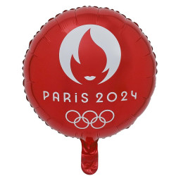 BALLON ALUMINIUM JO PARIS 2024 MASCOTTE GM 45 CM