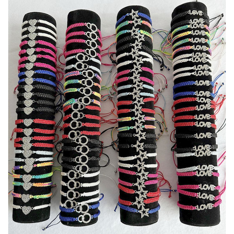 BRACELET REGLABLE BIJOUX STRASS