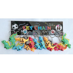 PORTE-CLE DINOSAURE 3D 6.5 CM