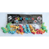 PORTE-CLE DINOSAURE 3D 6.5 CM