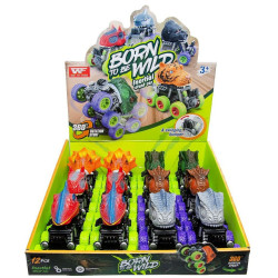 VOITURE CASCADE DINOSAURE MONSTER TRUCK
