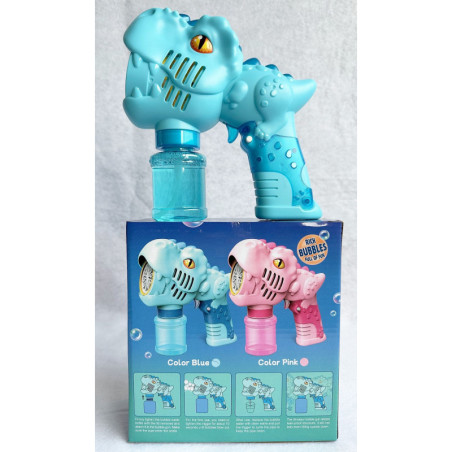 PISTOLET BULLE DINOSAURE LUMINEUX A PILES