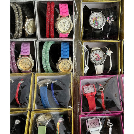 COFFRET MONTRE ET BRACELET FANTAISIE
