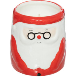BOUGIE PARFUMEE PERE NOEL ET BONHOMME DE NEIGE 130G