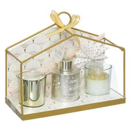 COFFRET MAISON CHIC IRIS ETOILE AVEC BOUGIES