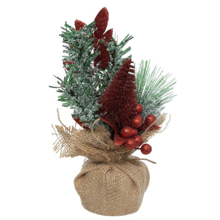 SAPIN PAILLETTES DECORE HAUTEUR 24 CM