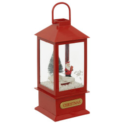 LANTERNE ROUGE MUSICALE ET LUMINEUSE 20 CM