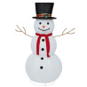BONHOMME DE NEIGE 100 LUMIERES 120 CM INTERIEUR ET EXTERIEUR