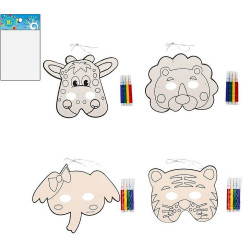 Masque Animaux Coloriage pour Professionnels - Succès Assuré !