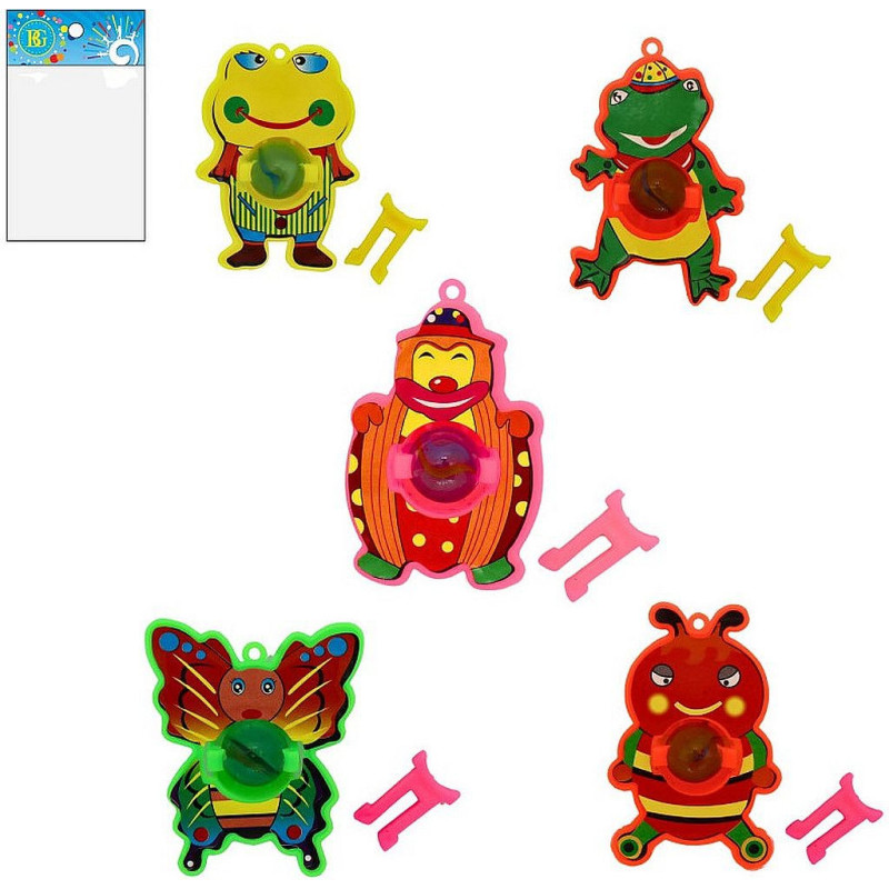 Jeu en gros : ANIMAUX LANCE BILLES 6.5 CM"