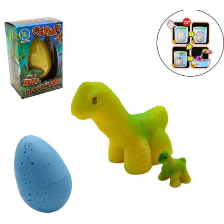 OEUF GROSSISSANT DINOSAURE GEANT 11,5 CM