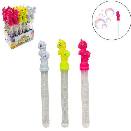 Animation incontournable : Bulle de savon Licorne 25 cm pour professionnels