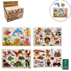 Puzzle Forme en Bois 15x22.5 cm - Idéal pour les professionnels !