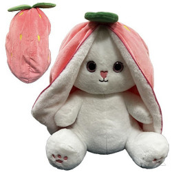 GROSSE PELLUCHE LAPIN FRUIT 60 CM