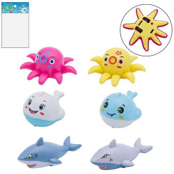 Figurine animaux marins 7cm rétrofriction - Succès garanti
