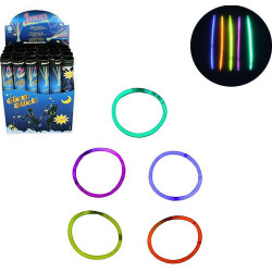TUBE DE 15 BRACELET PHOSPHO 20 CM AVEC ATTACHES