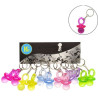 PORTE CLE TETINE 5X3 CM CRISTAL
