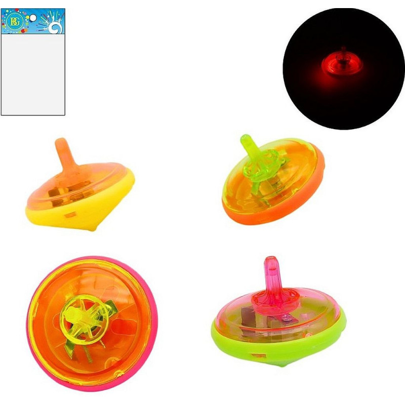 Toupie lumineuse 4.5 cm : Jouet hypnotisant pour enfants et adultes