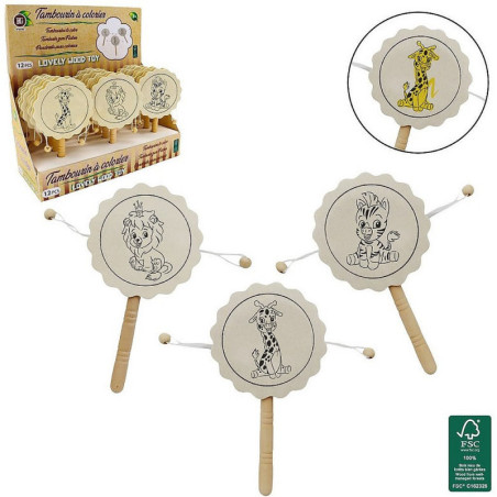 Tambourin en bois pour professionnels : succès assuré !