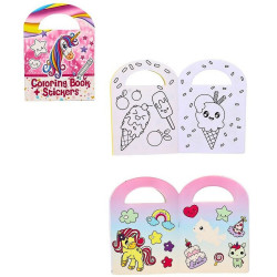 Album à colorier Licorne avec stickers