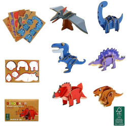 Puzzle cartonné 3D dinosaure pour professionnels - Succès assuré!