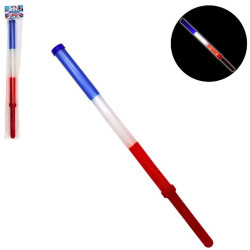 BATON LUMINEUX BLEU BLANC ROUGE