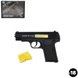 PISTOLET EN METAL A BILLES 16.5 CM