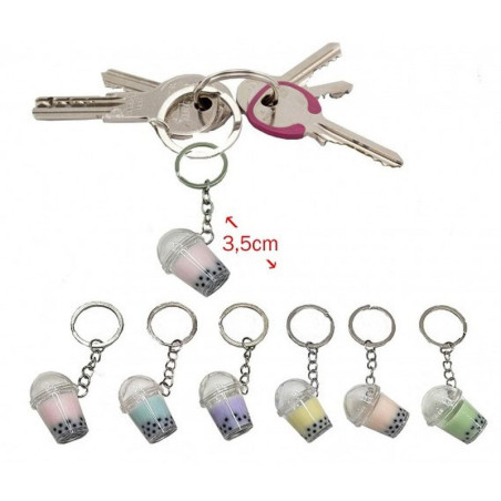 PORTE CLE BUBBLE TEA